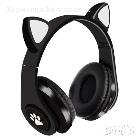 Безжични блутут светещи слушалки котешки уши, снимка 5 - Bluetooth слушалки - 54774757