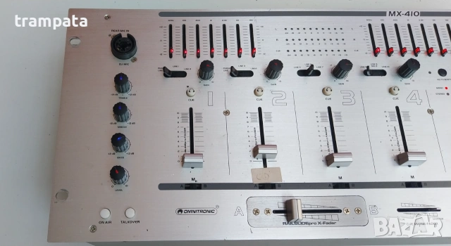НАЙ ДОБРАТА ОФЕРТА Миксер / Dj Mixer Omnitronic MX410 , снимка 2 - Ресийвъри, усилватели, смесителни пултове - 55010275