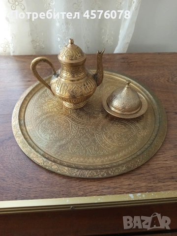 бронзов сервиз масивен, снимка 2 - Антикварни и старинни предмети - 54111999