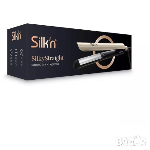 SILK N ПРЕСА ЗА КОСА SILK N SILKY STRAIGHT SIS1PE1001, снимка 11 - Преси за коса - 54756055