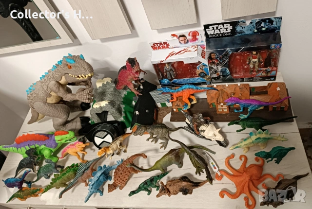 Голям лот играчки динозаври Mattel, Бен Тен, Междузвездни войни, Star Wars диорама за влакче , снимка 3 - Фигурки - 54635659