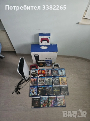 PlayStation 5 Disc Edition с 2 контролера +21 игри, снимка 9 - PlayStation конзоли - 55057746