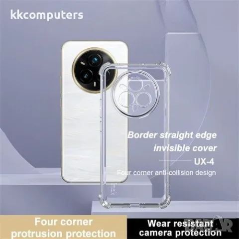 Realme 14 Pro+ 5G Удароустойчив IMAK Силиконов Калъф и Протектор, снимка 2 - Калъфи, кейсове - 55622965