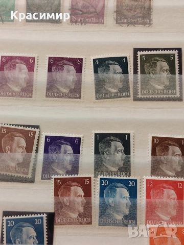 DEUTSCHES REICH , снимка 10 - Филателия - 54979341
