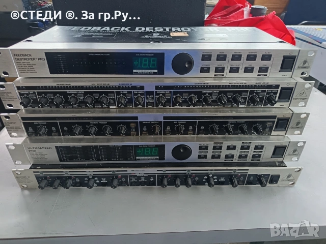 Професионална рак аудио техника Behringer – процесори, компресор, еквалайзер, кросоувър , снимка 3 - Ресийвъри, усилватели, смесителни пултове - 54883455