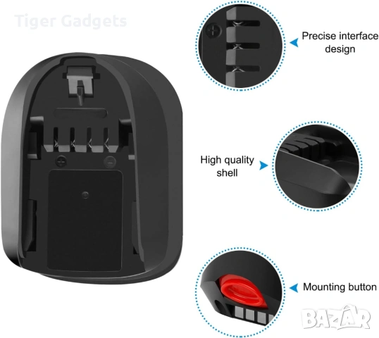 BURGARDEN 18V 3000mAh Li-Ion Батерия за Bosch – Заместител на 1600A005B0 / 2607336208, снимка 4 - Други инструменти - 54943886