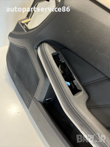 Кора на предна дясна врата черна кожа за Mercedes W212 (2012) A2127201822, снимка 2 - Части - 55279396