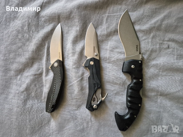Сгъваеми джобни ножчета - Kershaw Tumbler, Kershaw Drivetrain, Cold Steel Spartan, снимка 2 - Ножове - 54848285