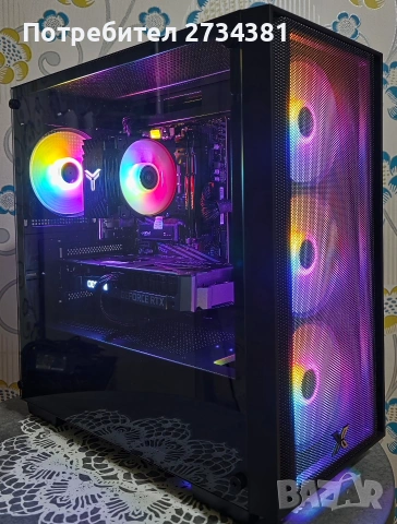 Геймърски компютър Ryzen 5 5500, RTX 3060TI, 16 RAM, снимка 7 - Геймърски - 54265855