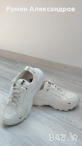 Нови бели кожени маратонки NIKE TC 7900 за момиче с р-р EUR38,5, снимка 10 - Маратонки - 55148310