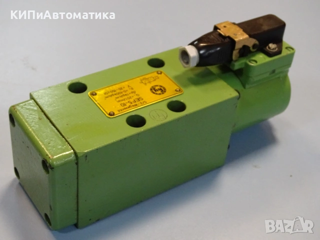 Хидравличен разпределител Hydraulik Ring SEF5-10 solenoid directional valve 24VDC, снимка 4 - Резервни части за машини - 54579753