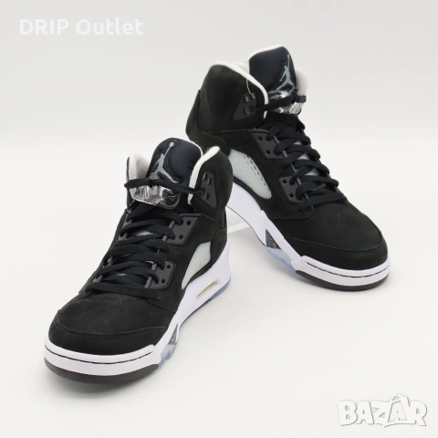 !НОВИ! Air Jordan 5 Retro | Moonlight Oreo | + КУТИЯ, снимка 5 - Маратонки - 55283307