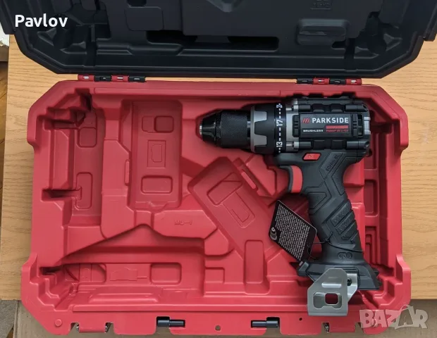 PARKSIDE Performance акумулаторна бормашина 60 Nm + 4Ah батерия, снимка 3 - Винтоверти - 55335164