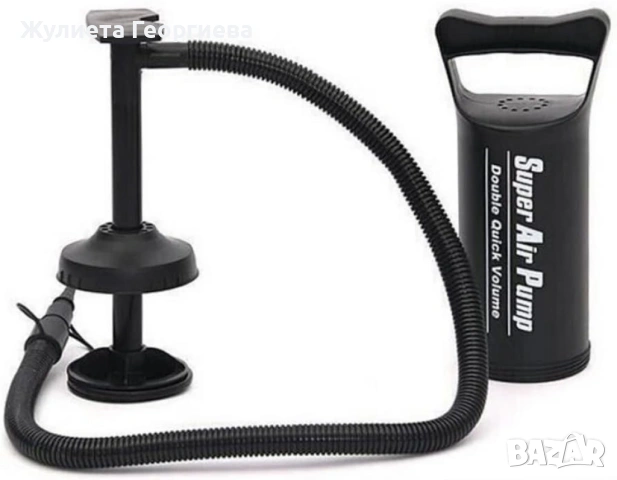 ръчна помпа за надуваеми легла , басейни и играчки, снимка 2 - Надуваеми легла - 54337499