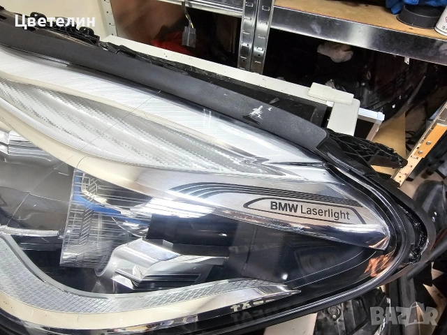 Ляв фар BMW 7 G11 G12 Laser lqv far бмв 7 г11 г12 лазер, снимка 6 - Части - 54746636