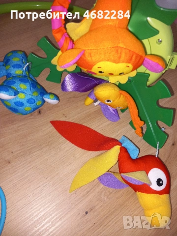 Музикална въртележка със светлини и звуци за бебешко легло / кошара Fisher Price с дистанционно, снимка 4 - Музикални играчки - 54624161