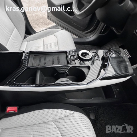 Декоративен панел за централна конзола Kia EV6 2022 2025 carbon look, снимка 6 - Аксесоари и консумативи - 54738679