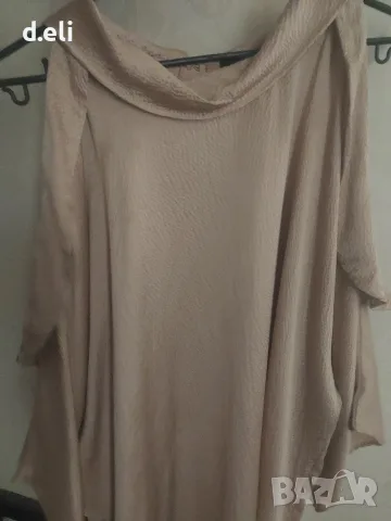 MU Danmark Size L Коприна и Custommade Original Size M-L 100% Коприна Страхотен топ, снимка 6 - Ризи - 53186097