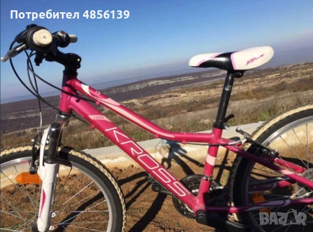 Велосипед KROSS 24 LIZZY D MTB T TZ50 велосипед Pink/White, снимка 3 - Велосипеди - 54899162