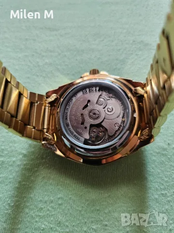 Мъжки часовник Seiko 5 Sports Automatic (SNZB26J1) – Златист, нов!, снимка 3 - Мъжки - 55629009