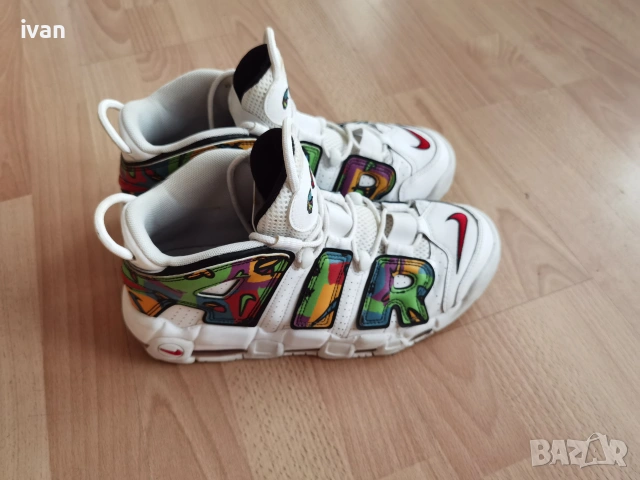 NIKE AIR MORE UPTEMPO „МИР, ЛЮБОВ, СУОШ“