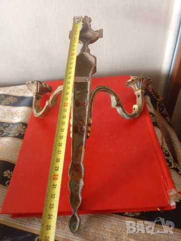 Бароков свещник за стена, снимка 5 - Лампи за стена - 54098365