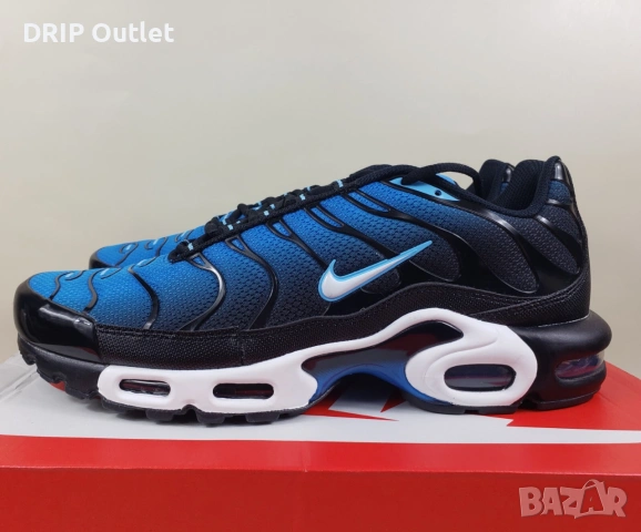!НОВИ! Nike Air Max Plus 'TN' | Aquarius Blue | + КУТИЯ, снимка 2 - Маратонки - 55283424
