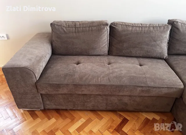 Диван с лежанка в отлично състояние, снимка 3 - Дивани и мека мебел - 55578908