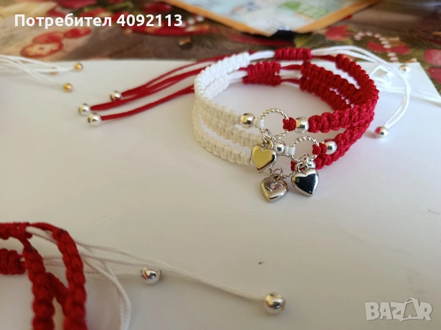 мартеници гривни с пристягане, снимка 3 - Гривни - 54970122