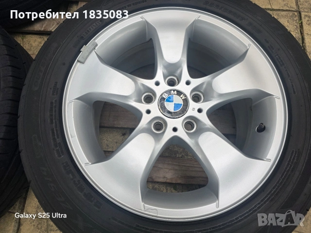 Лети джанти 17ки 5х120 BMW + летни гуми 235/55/17, снимка 6 - Гуми и джанти - 54526148
