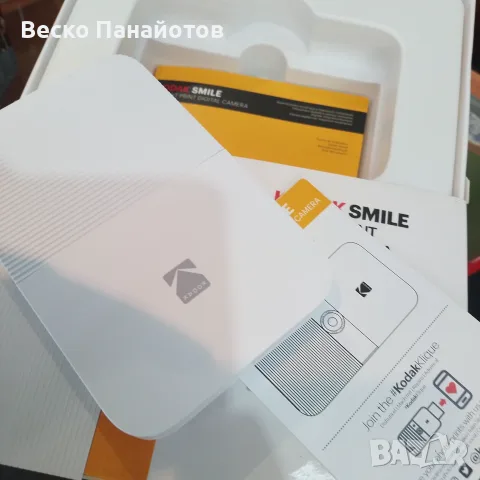   KODAK SMILE Цифров фотоапарат за моментално печат, снимка 4 - Фотоапарати - 55433628