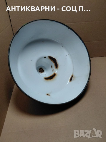 Соц Стара Емалйрана Лампа. НОМЕР 1799., снимка 5 - Антикварни и старинни предмети - 54370932