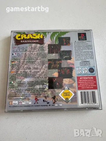 Crash Bandicoot за PS1, снимка 2 - Игри за PlayStation - 55685345