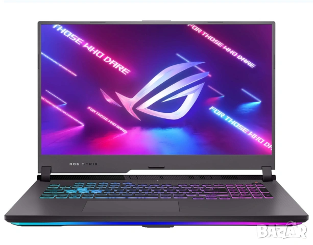 ASUS ROG Strix G17 – отлично запазен, с оригинална кутия и зарядно