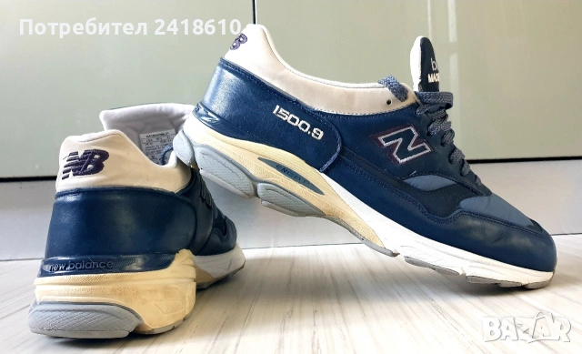 New Balance 1500.9 Made in England Mens Size 44.5 /28.5 см. UK 10  ОРИГИНАЛ! Мъжки Кецове ест кожа