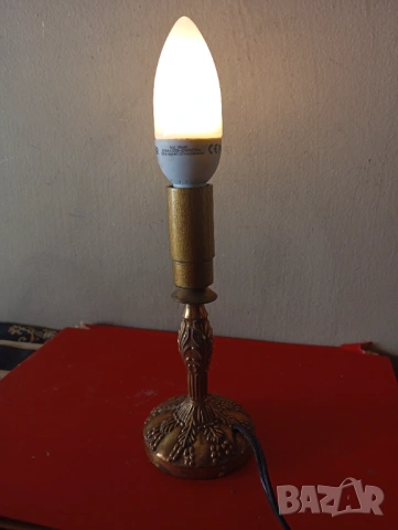 Винтидж настолна лампа, снимка 5 - Настолни лампи - 54244415