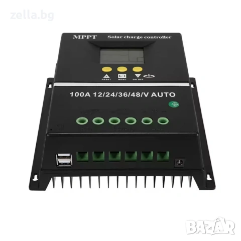 Соларен MPPT контролер 100A SY48100A 12V/24V/36V/48V с LCD дисплей и 7 режима за фотоволтаични 10293, снимка 10 - Резервни части за телефони - 54663108