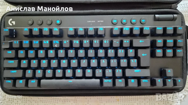 Безжична геймърска клавиатура Logitech G Pro X TKL