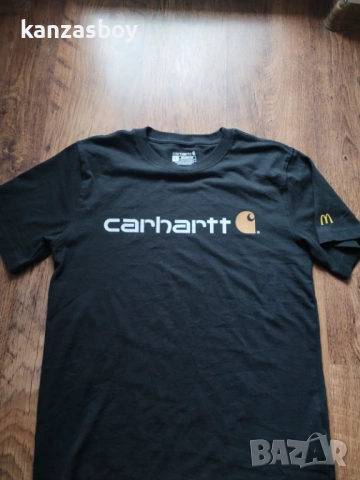 carhartt - страхотна мъжка тениска КАТО НОВА С , снимка 2 - Тениски - 54018471