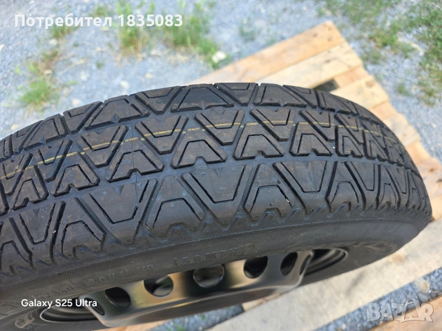 Резервна гума/патерица 16ка 5х114.3 Nissan, Renault, Dacia, снимка 3 - Гуми и джанти - 55166783