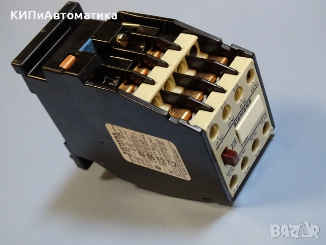 контактор Siemens 3TB40 17-0A 220V 50/60Hz 20A Contactor, снимка 6 - Резервни части за машини - 54525730