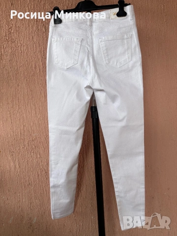 Дамски бели дънки, снимка 4 - Дънки - 54054748