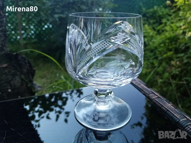 * Зорница * - кристален сервиз за коняк НОВ !, снимка 3 - Сервизи - 54906142