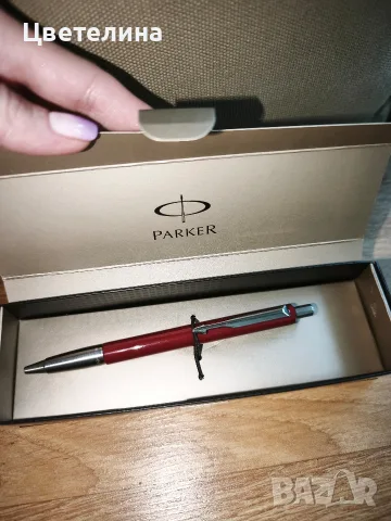 Оригинална химикалка Parker Vector Standard - червена, снимка 2 - Ученически пособия, канцеларски материали - 55433355