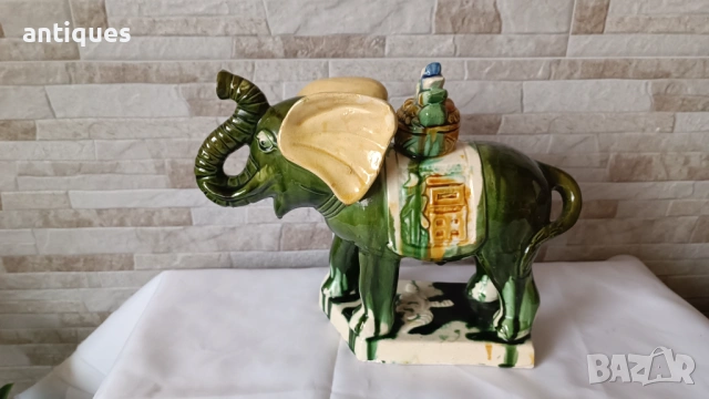 Керамичен слон - Китайски Фън Шуй - 30/24