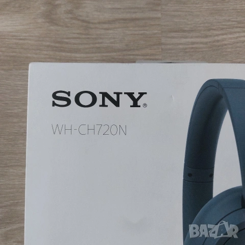 ЧИСТО НОВИ Sony WH-CH720N – Фабрично запечатани безжични слушалки с ANC, Сини, снимка 2 - Слушалки и портативни колонки - 55278929