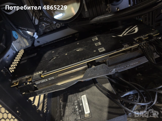Геймърска видеокарта ASUS ROG Strix GeForce GTX – Отлично състояние
