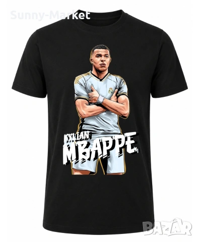 Футболна тениска Мбапе Mbappe фланелка с къс ръкав мъжка , снимка 4 - Тениски - 55158618