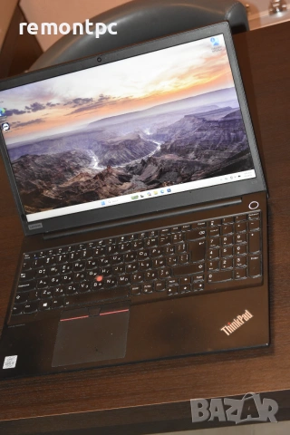 Lenovo ThinkPad E15 15.6 инчов лаптоп с DDR4 / NVME / Батерия и зарядно, снимка 8 - Лаптопи за работа - 55121066