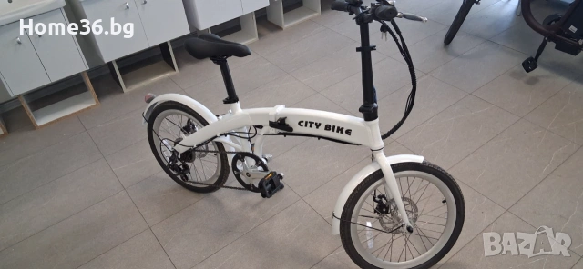 Електрически велосипед, CITY BIKE, сгъваем, 350W, 6 скорости, снимка 2 - Велосипеди - 55189514